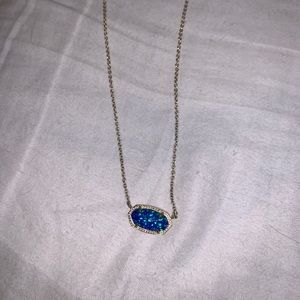 blue opal kendra scott elisa necklace